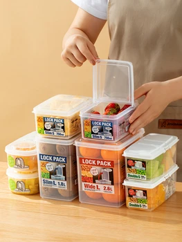 Японская Портативная Коробка для фруктов, Бытовой Холодильник, Классификационный Ящик для хранения, Кухонный Ящик для хранения продуктов, Детский Ланч-бокс