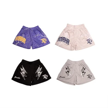 Шорты Inaka Double Mesh 2023 Мужские Женские классические сетчатые шорты для спортзала Inaka Power Shorts с животным принтом и подкладкой