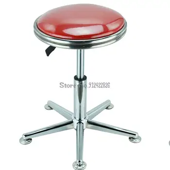 Косметический стул, стул для парикмахерской, современный простой барный стул, вращающийся подъемный гвоздь, круглый табурет, шкив, высокая ножка, большой рабочий стул