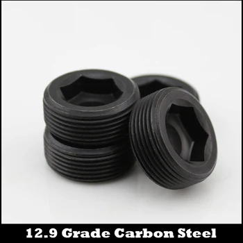 G1 / 2-14 1/2 дюйма OD Труба из углеродистой стали марки 12,9 BSP, заглушка маслопровода, ограничитель горловины, установочный винт с шестигранной головкой