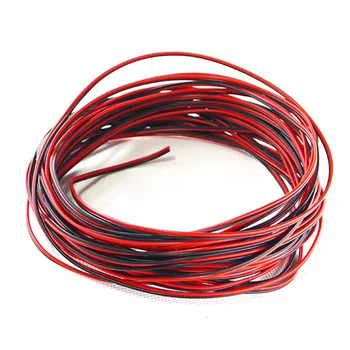 10 м Красный/черный автомобильный электрический кабель для автомобильной противоугонной и электронной защиты