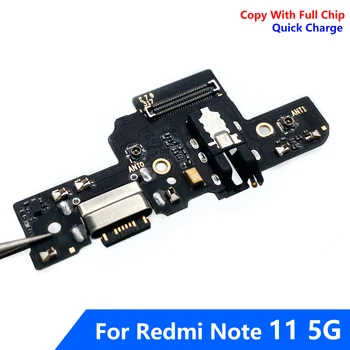 Для Xiaomi Redmi NOTE 11 USB Порт Для Зарядки Док-станция Разъем Для Подключения Платы Зарядки Гибкий Кабель Redmi Note 11 Продвижение 5G