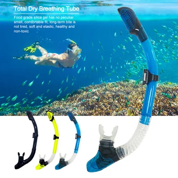 Трубка для подводного плавания, силиконовая трубка для подводного плавания, Дыхательная трубка для обучения подводному плаванию под водой, Дыхательная трубка для подводного плавания