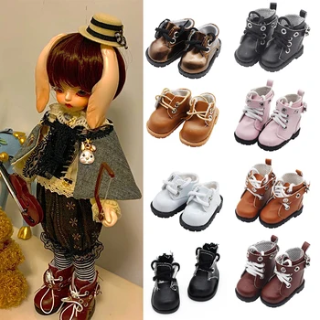 Новая Мода, 1 Пара Кукольных Ботинок, Милая Обувь С Круглым Носком Для 14-Дюймовых Кукол-Девочек, Аксессуар Для Одежды, 20 см Плюшевая Корейская Кукла Kpop Martin Boot