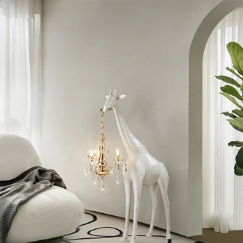 * Торшер Giraffe в стиле постмодерн, французское оформление выставочного зала Entry LUX, торшер для торшеров, торшер-подставка для торшера
