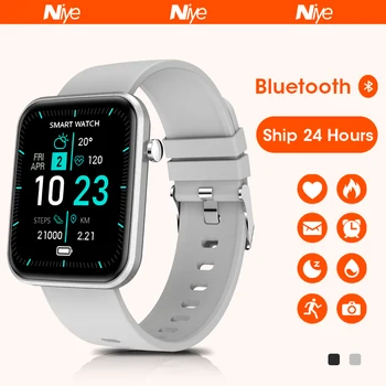 Умные часы, смарт-часы для Samsung iPhone, Bluetooth-вызов, 1,69-дюймовый смарт-браслет, спортивные часы для фитнеса для мужчин и женщин, Full Touch