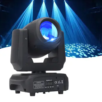 DMX Stage Lighting/Rainbow Effects MIni LED Beam Moving Head DJ Light 18 Призм 100 Вт Для Диско-Бара, Вечеринки, Ночных Клубов, Шоу-мероприятия